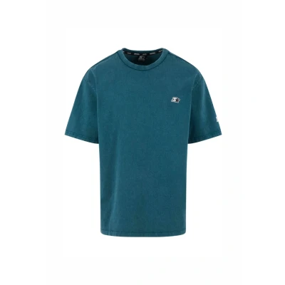 Abbildung von Starter Essential Tshirt basic, Herren, Größe: Large, Teal acid washed