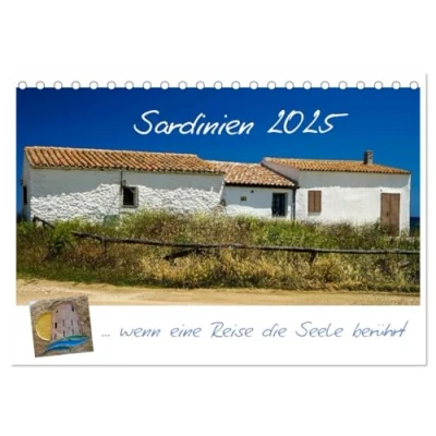 Abbildung von Sardinien ... wenn eine Reise die Seele berührt (Tischkalender 2025 DIN A5 quer), CALVENDO Monatskalender