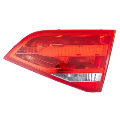 Abbildung von HELLA 2TZ 009 687 101 Rückleuchte rechts innerer Teil P21W, W16W 12 glasklar, Rot mit Glühlampen Lampenträger AUDI: A4 B8 Saloon