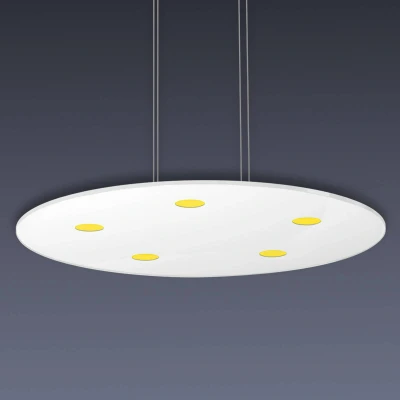 Abbildung von EVOTEC LED Pendelleuchte »SUN LED«, 5 flammig, Leuchtmittel Board fest integriert, Touch Dimmer, Made in Germany, ESG Sicherheitsglas