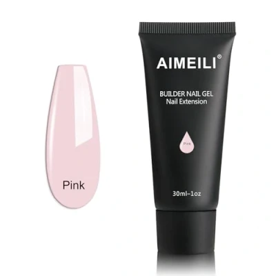 Abbildung von AIMEILI Gel Nagel Verlängerung Rosa 30ml Soak Off UV LED Nails Aufbaugel Nail Extension Builder