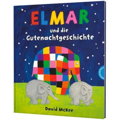 Abbildung von Elmar: Elmar und die Gutenachtgeschichte: Ein lustiges Bilderbuch zum Einschlafen