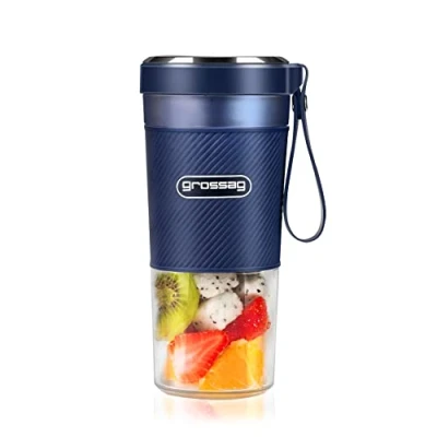 Abbildung von grossag Akku Smoothie Mixer to go MX 10.09 Dunkelblau für 0,3 Liter