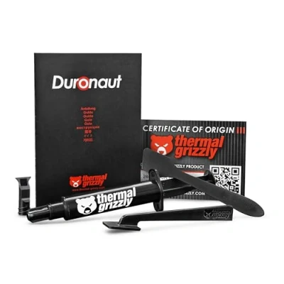 Abbildung von Thermal Grizzly Duronaut 6 g verbesserte Haltbarkeit und Hochleistungs Wärmeleitpaste für maximale Wärmeleitfähigkeit beim Übertakten von CPU/GPU/PS4/PS5/Xbox