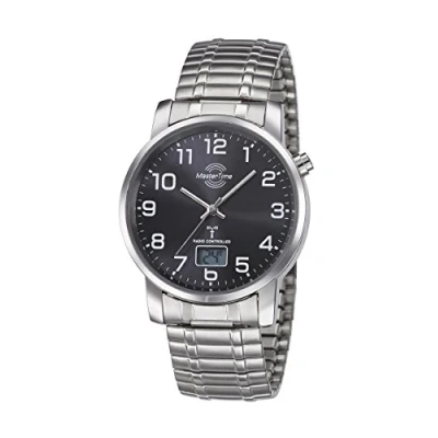 Abbildung von Master Time Funk Quarz Herren Uhr Analog Digital mit Edelstahl Armband MTGA 10308 22M