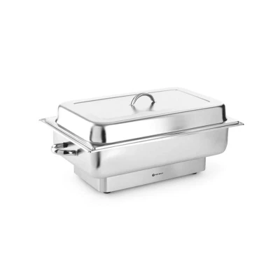 Abbildung von HENDI Chafing Dish elektrisch GN 1/1 9 Liter inkl. Behälter 65 mm bis 85 C 61,5 x 35,5 28 cm 850 W, Gastro Edelstahl Catering Speisewärmer