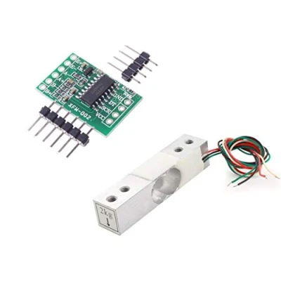 Abbildung von Aihasd Digitale Wägezelle Gewichtssensor 2KG Tragbar Elektronische Küchenwaage + HX711 Wägesensoren Ad modul Für arduino