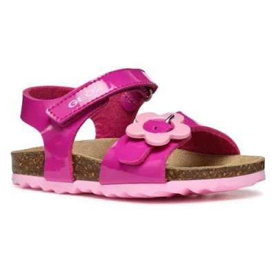Abbildung von Geox Chalki GIRL Lauflernschuh für Kinder, Größe: 21, Pink Schuhe