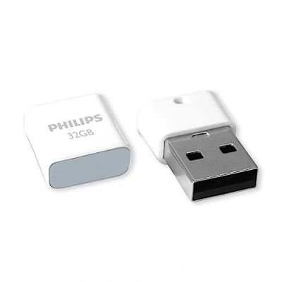 Abbildung von Philips Pico Edition High Speed 2.0 USB Flash Laufwerk 32 GB Ultra Small für PC, Laptop, Computer, Smart TV, Car Audio and More Lesegeschwindigkeit bis zu 23 MB/s