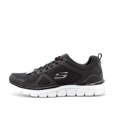 Abbildung von Skechers Track Scloric Sneaker low, Herren, Größe: 44, Black/red Schuhe