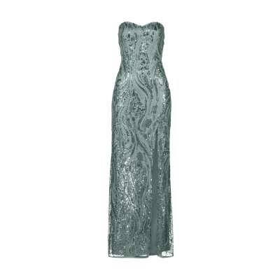 Abbildung von Vera Mont MIT Pailletten Ballkleid, Damen, Größe: 34, Platinum grey
