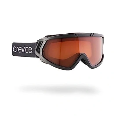 Abbildung von Black Crevice Skibrille für Brillenträger, schwarz…