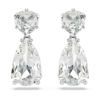 Abbildung von Swarovski Mesmera Pierced Earrings DROP Ohrringe, Damen, Größe: One Size, White