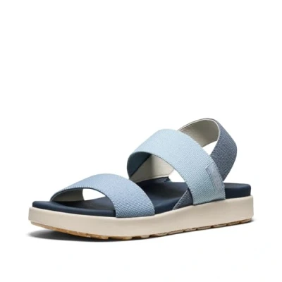 Abbildung von KEEN Damen Elle Backstrap Sandalen mit Keilabsatz, Faded Denim/Skyway, 39 EU