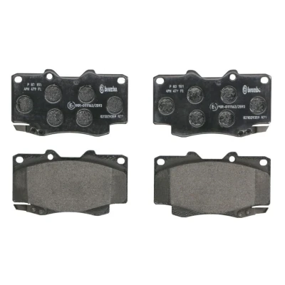 Abbildung von BREMBO P 83 151 Bremsbelagsatz mit akustischer Verschleißwarnung ohne Zubehör TOYOTA: HILUX 3 Pick up, Fortuner I