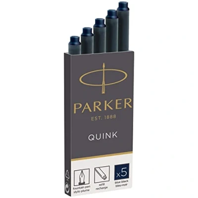 Abbildung von Parker Tintenpatronen Blau Schwarz