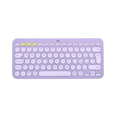 Abbildung von Logitech K380 Multi Device Bluetooth Wireless Keyboard, Italienisches QWERTY Lila