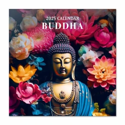 Abbildung von Kalender 2025 Wandkalender Grupo Erik Buddah Familienplaner 30 x cm Jahreskalender 12 Monate