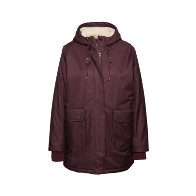 Abbildung von Ulla Popken Regenjacke / wasserabweisende Jacke, Damen, Größe: 42/44, Dark ruby