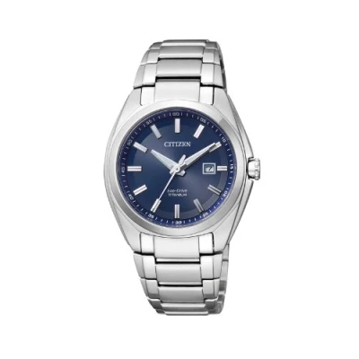 Abbildung von Citizen Damen Armbanduhr XS Super Titanium Analog Quarz Titan EW2210 53L, Blau