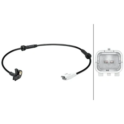 Abbildung von HELLA 6PU 012 679 181 ABS Sensor aktiver 2 CITROËN: C4 Picasso 1, Berlingo II, I Grand Picasso, PEUGEOT: Partner II Tepee