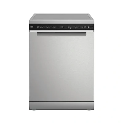 Abbildung von Bauknecht B7F HS51 X Freistehender Geschirrspüler/60 CM/15 Maßgedecke/PowerClean Pro Effektive Hochdruckdüsen/Natural Dry Automatische Türoffnung Bessere Trocknung/MaxiSpace Mehr Innenraum
