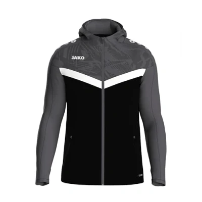 Abbildung von JAKO Iconic Trainingsjacke, Herren, Größe: 44, Schwarz/grau