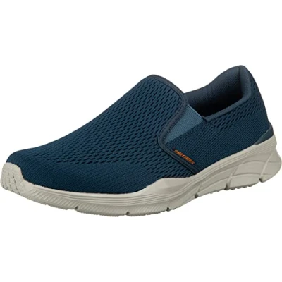 Abbildung von Skechers Herren Equalizer 4.0 Triple play Trainers, Navy Engineered Mesh Orange Trim, 46 EU