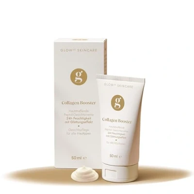Abbildung von Glow25® Kollagen Creme [50 ml] Das Original mit Hyaluronsäure und Vitamin C geprüfte Qualität Made in Germany