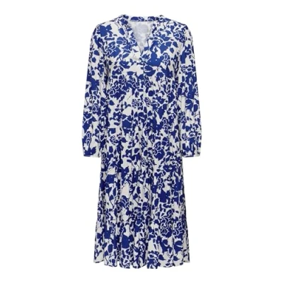 Abbildung von ONLY Onlmilana Dress Blusenkleid, Damen, Größe: Small, Surf the web