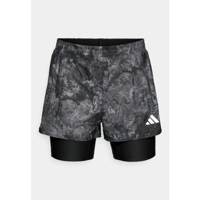 Abbildung von adidas Performance 2in1 Shorts, Damen, Größe: Small, Grey four/black