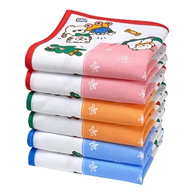 Abbildung von merrysquare Kindertaschentücher 100% Baumwolle 6 Stücke Ca. 27cm Modell Toffee