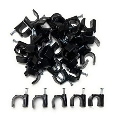 Abbildung von Kabelschellen Nagelschellen für Kabel 14mm, Schwarz 50 Stück