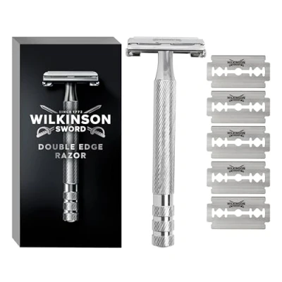 Abbildung von Wilkinson Sword The Edger Rasierer Packung mit 1 Griff und 5 Ladeklingen