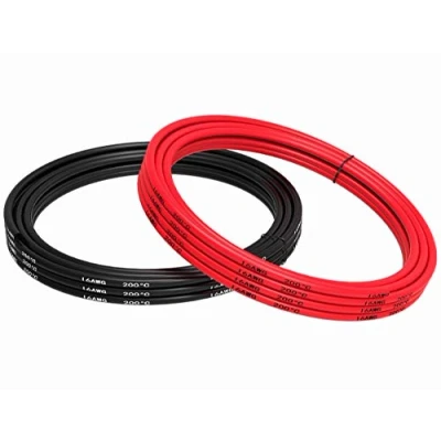 Abbildung von TUOFENG 16 AWG Draht Flexibler Silikondraht 10 Meter [5 m Schwarz und 5 Rot] Verzinnter Kupferdraht Gauge Litzendraht für DIY RC Spielzeugmodelle Auto Electronic equip