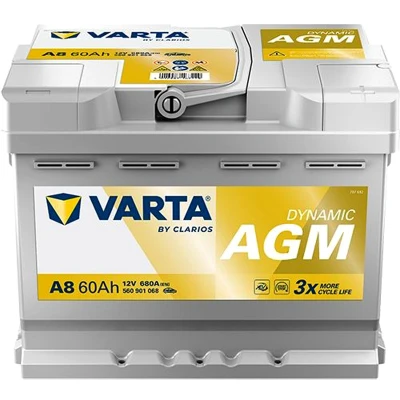 Abbildung von VARTA 560901068J382 Batterie 12V 60Ah 680A B13 VOLKSWAGEN: Golf 7, Passat B8 Variant, Polo V Hatchback, MERCEDES BENZ: C Class Saloon, S Saloon