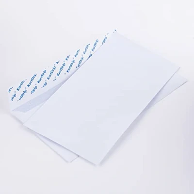 Abbildung von Briefumschläge DL 110 x 220 mm weiß 70g/m² ohne Fenster haftklebend(kein Austrocknen bis 3 Jahre!) (E65.10E)(100)