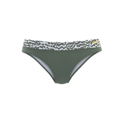 Abbildung von Lascana Bikinihose, Damen, Größe: 44, Olivbedruckt