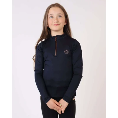 Abbildung von Montar Shirt Everly Rosegold Junior Lange Ärmel Navy 140