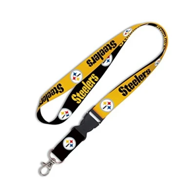 Abbildung von Wincraft NFL Schlüsselband Lanyard 2,50 cm breit Pittsburgh Steelers