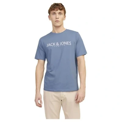 Abbildung von Jack &amp; Jones Premium LOGO Rundhals Tshirt print, Herren, Größe: Small, Troposphere
