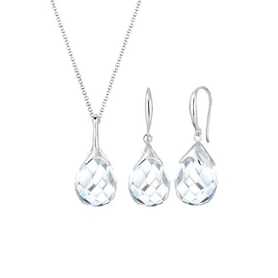 Abbildung von Elli Tropfen BERG Klassik SET Ohrringe, Damen, Größe: 60, Silber