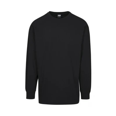 Abbildung von Urban Classics Herren Boxy Heavy Longsleeve Langarmshirt, Schwarz (Black 00007), L