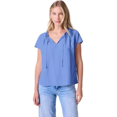 Abbildung von Street One Studio MIT Raffung Bluse, Damen, Größe: 46, Blau