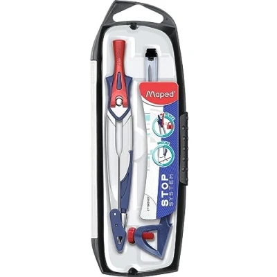 Abbildung von Helit M196100 3 teiliger Zirkelkasten Stop System, rutschfeste Mine