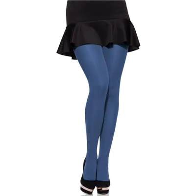 Abbildung von Merry Style Damen Mikrofaser blickdichte Strumpfhose plus size MS 162 60 DEN(Cobalt, XXXL (58 64))