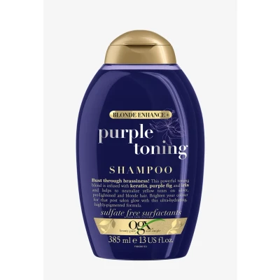 Abbildung von OGX Blonde Enhance + Purple Toning Shampoo Shampoo, Größe: 385 ml,