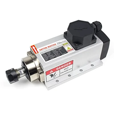 Abbildung von RATTMMOTOR CNC 2.2Kw Spindelmotor Luftkühlung,220V 24000U/min 400Hz Luftkühlung Frässpindel Spindel Motor für Graviermaschine