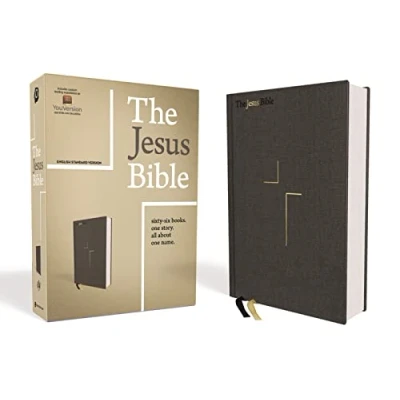 Abbildung von The Jesus Bible, ESV Edition, Cloth over Board, Gray: English Standard Version, Charcoal, Board