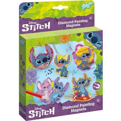 Abbildung von Totum Stitch Diamantbasteln und Magnetspaß: Niedliche Designs mit über 800 bunte Diamantsteinchen/Schlüsselanhänger